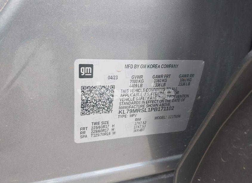 Photo 9 of 2023 Chevrolet Trailblazer AWD LT (VIN KL79MRSL1PB171102)