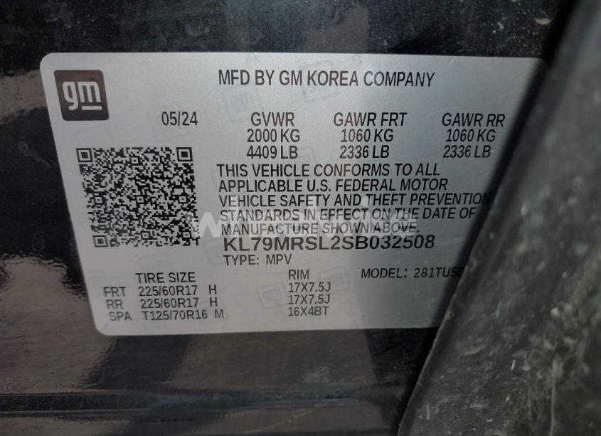 Photo 9 of 2025 Chevrolet Trailblazer AWD LT (VIN KL79MRSL2SB032508)