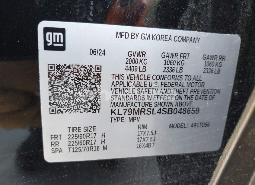 Photo 9 of 2025 Chevrolet Trailblazer AWD LT (VIN KL79MRSL4SB048659)