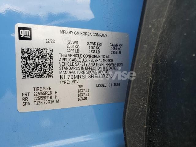 Photo 12 of 2024 CHEVROLET TRAILBLAZER LT (VIN KL79MRSL8RB137273)