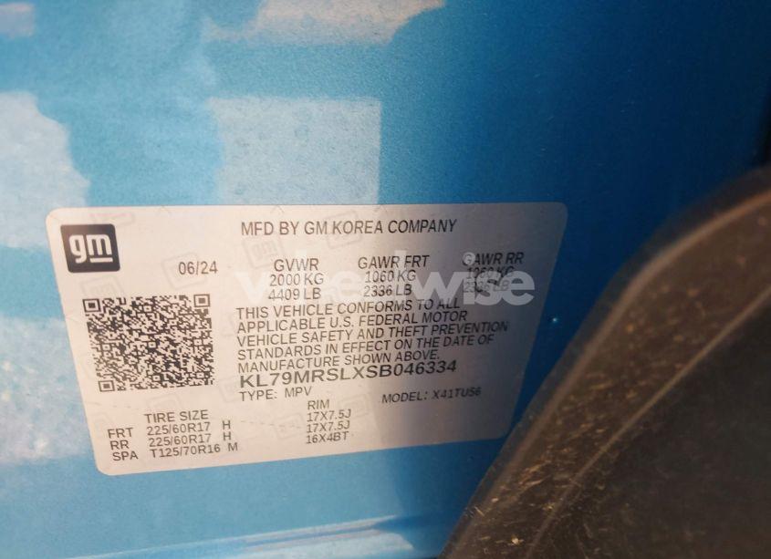 Photo 9 of 2025 Chevrolet Trailblazer AWD LT (VIN KL79MRSLXSB046334)