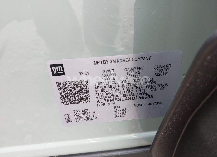 Photo 9 of 2025 Chevrolet Trailblazer AWD ACTIV (VIN KL79MSSL4SB156688)