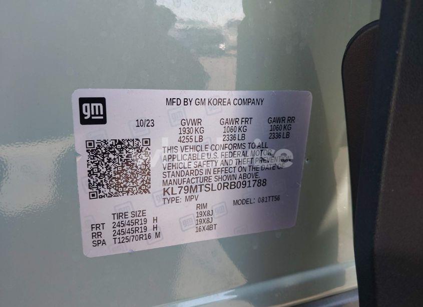 Photo 9 of 2024 Chevrolet Trailblazer FWD RS (VIN KL79MTSL0RB091788)