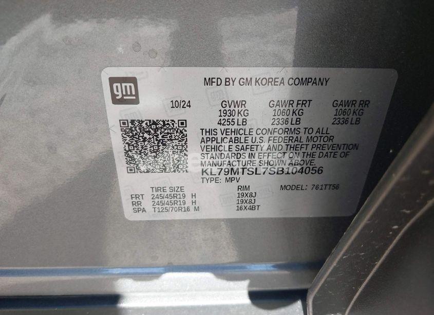 Photo 9 of 2025 Chevrolet Trailblazer FWD RS (VIN KL79MTSL7SB104056)