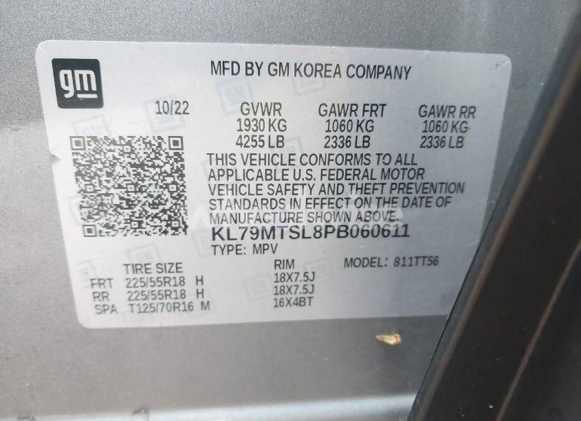 Photo 9 of 2023 Chevrolet Trailblazer FWD RS (VIN KL79MTSL8PB060611)