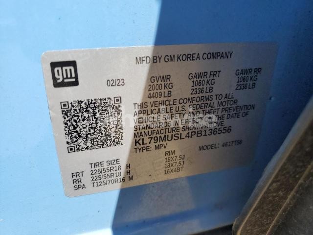 2023 CHEVROLET TRAILBLAZER RS (VIN KL79MUSL4PB136556) main photo