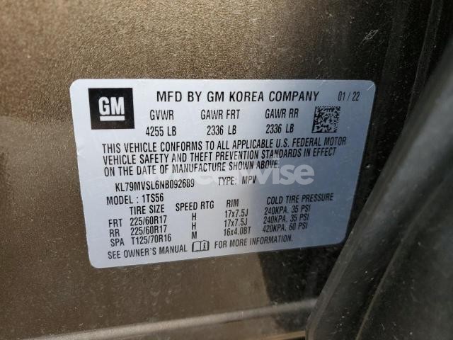 Photo 9 of 2022 CHEVROLET TRAILBLAZER ACTIV (VIN KL79MVSL6NB092689)