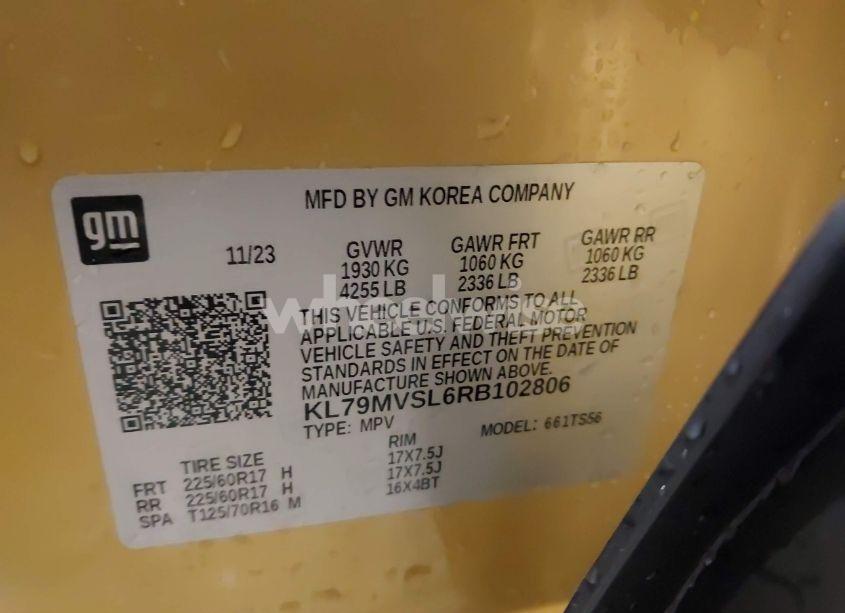 Photo 9 of 2024 Chevrolet Trailblazer FWD ACTIV (VIN KL79MVSL6RB102806)