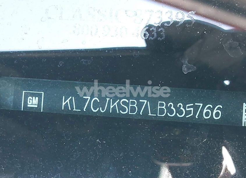 Photo 9 of 2020 Chevrolet Trax FWD LS (VIN KL7CJKSB7LB335766)