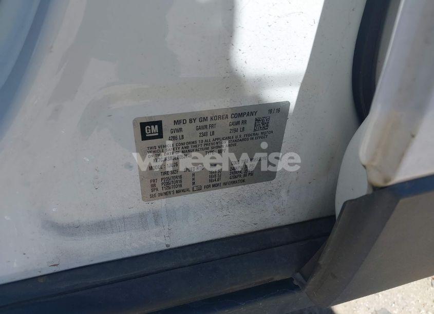 Photo 9 of 2020 Chevrolet Trax FWD LS (VIN KL7CJKSB8LB052146)