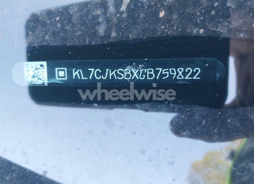 Photo 12 of 2016 Chevrolet Trax 1LS (VIN KL7CJKSBXGB759822)