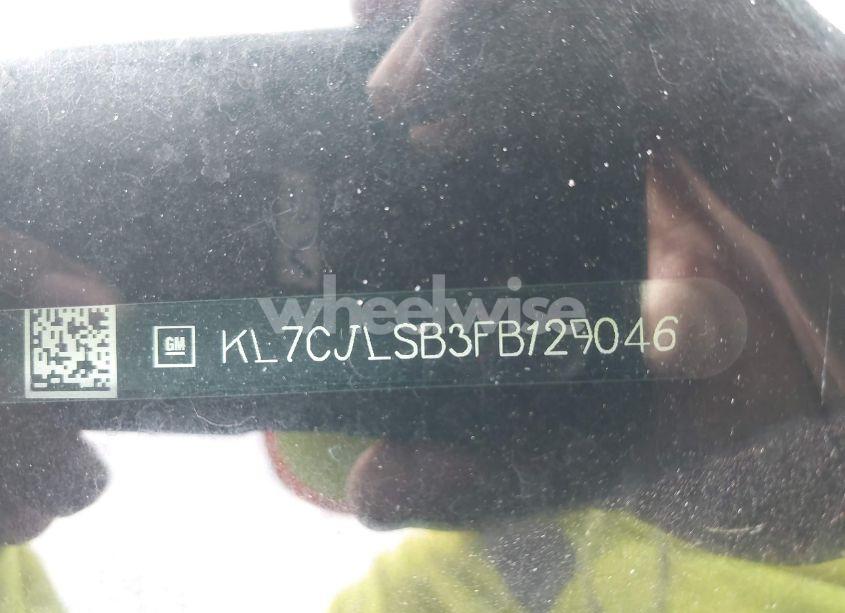 Photo 9 of 2015 Chevrolet Trax LT (VIN KL7CJLSB3FB129046)