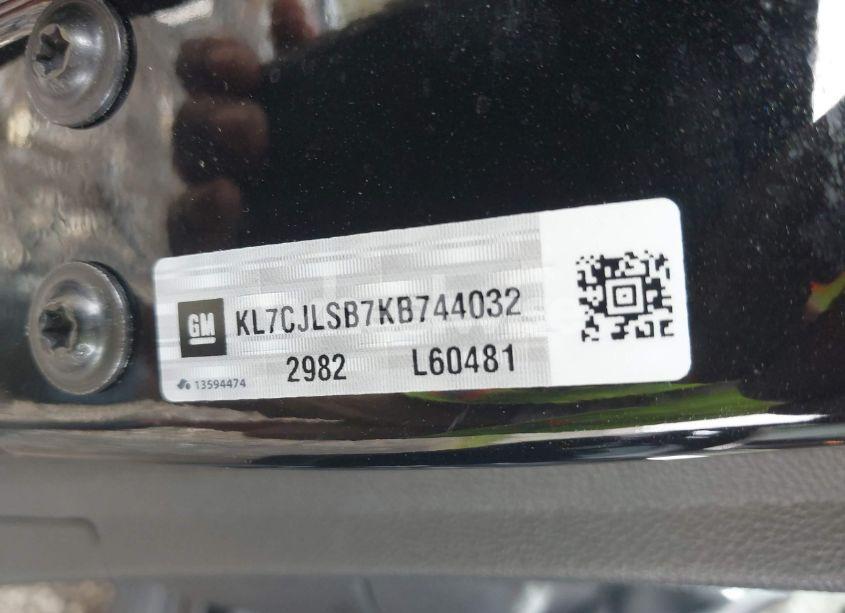 Photo 9 of 2019 Chevrolet Trax LT (VIN KL7CJLSB7KB744032)