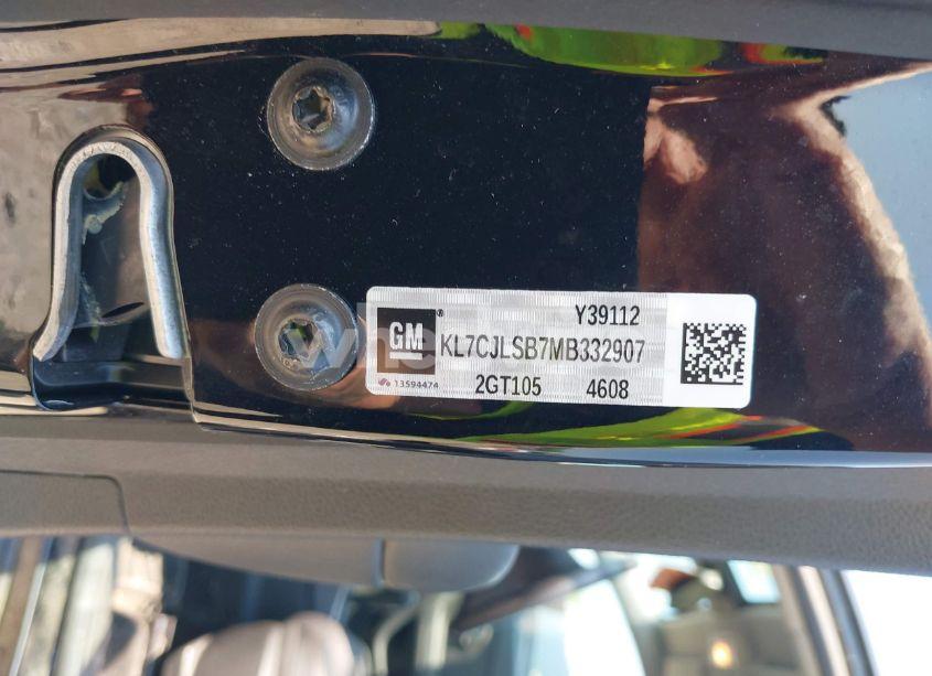 Photo 9 of 2021 Chevrolet Trax FWD LT (VIN KL7CJLSB7MB332907)