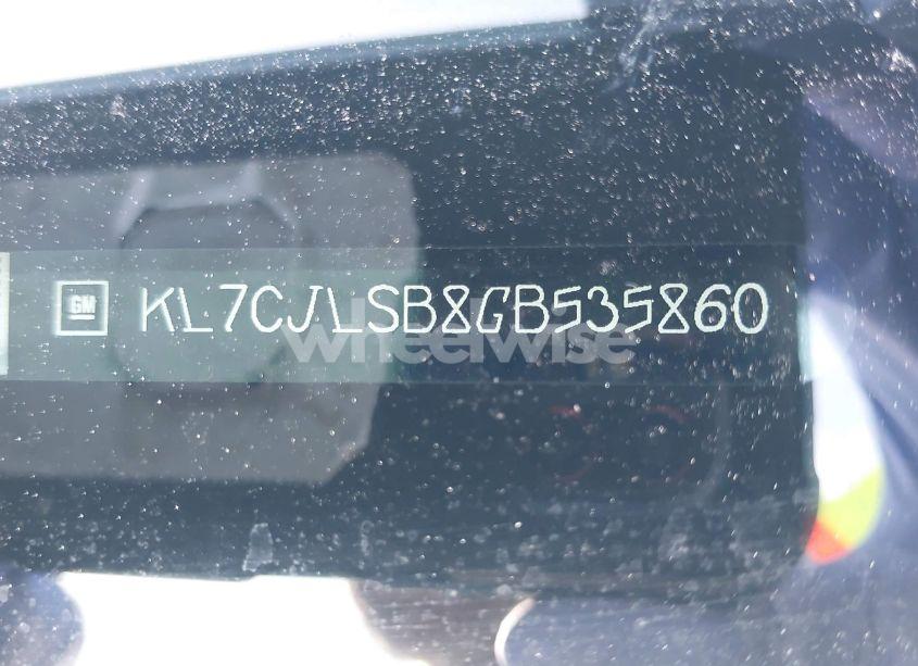 Photo 9 of 2016 Chevrolet Trax LT (VIN KL7CJLSB8GB535860)