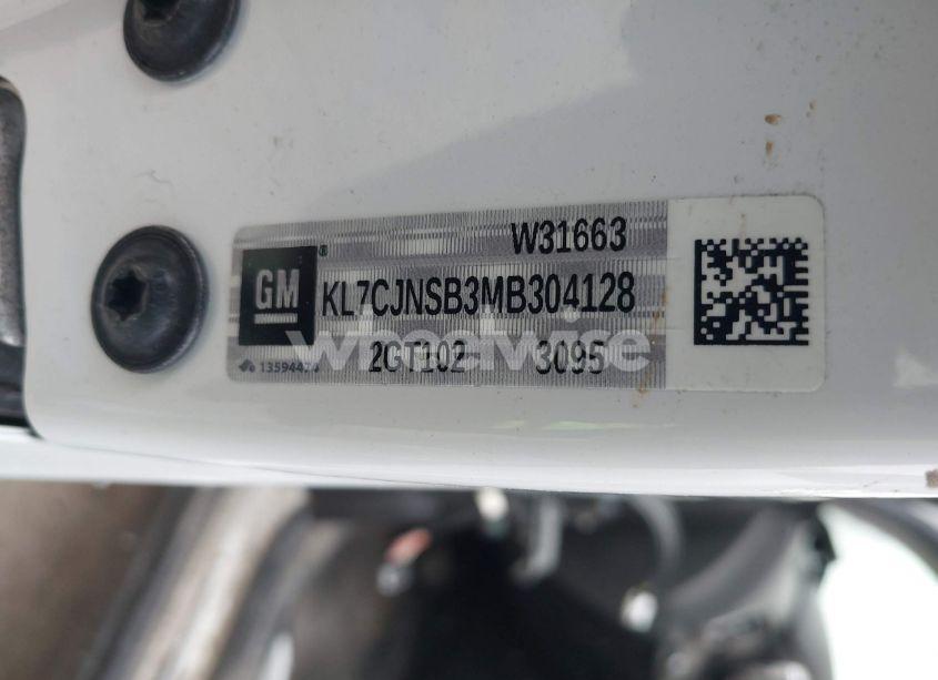 Photo 9 of 2021 Chevrolet Trax AWD LS (VIN KL7CJNSB3MB304128)