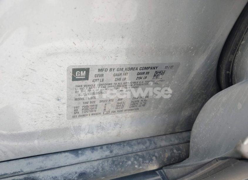 Photo 9 of 2018 Chevrolet Trax LS (VIN KL7CJNSB5JB575431)