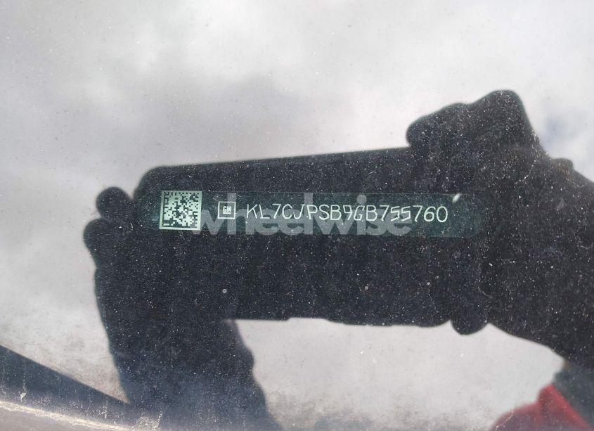 Photo 9 of 2016 Chevrolet Trax LT (VIN KL7CJPSB9GB755760)