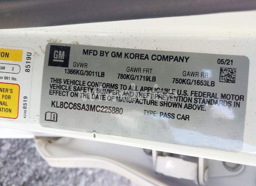 Photo 9 of 2021 Chevrolet Spark 1LT (VIN KL8CC6SA3MC225880)