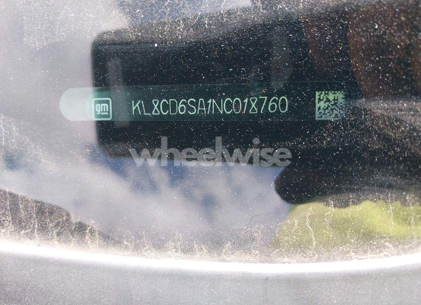 Photo 9 of 2022 Chevrolet Spark FWD 1LT AUTOMATIC (VIN KL8CD6SA1NC018760)