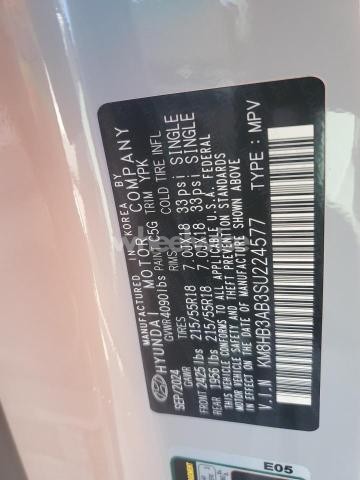 Photo 2 of 2025 HYUNDAI KONA SEL (VIN KM8HB3AB3SU224577)