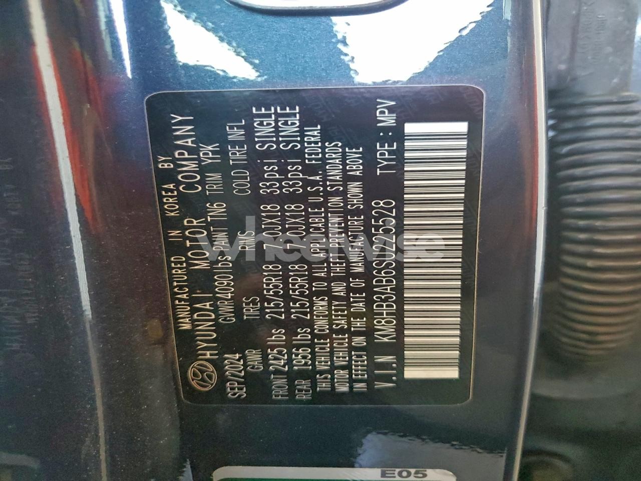 Photo 14 of 2025 HYUNDAI KONA SEL (VIN KM8HB3AB6SU225528)