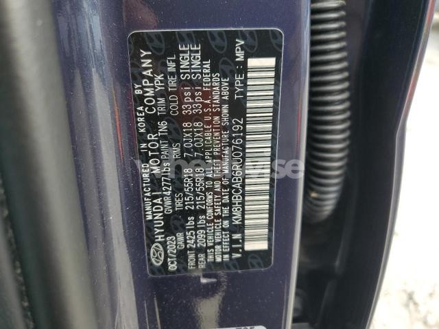 Photo 11 of 2024 HYUNDAI KONA SEL (VIN KM8HBCAB6RU076192)