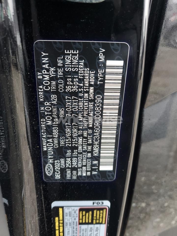 Photo 13 of 2024 HYUNDAI KONA SEL ELECTRIC (VIN KM8HC3A60RU008390)