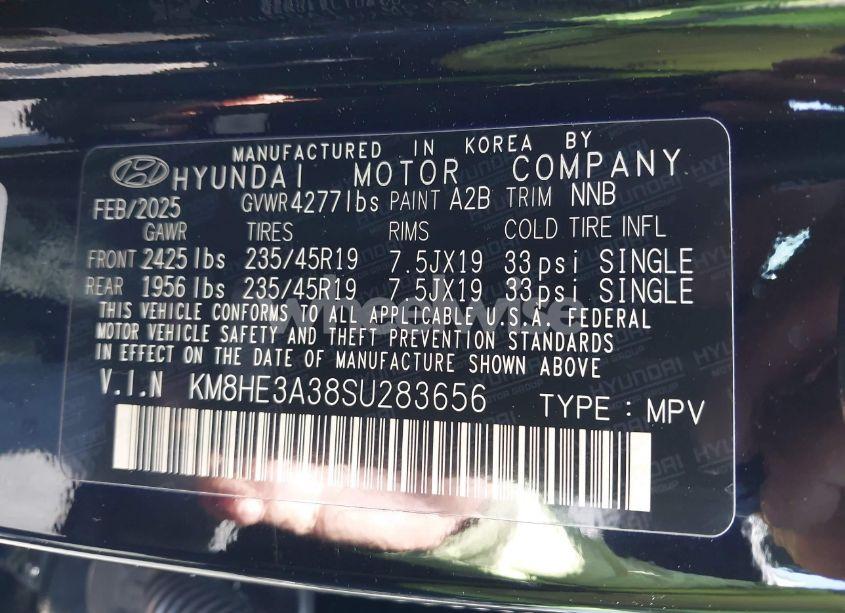 Photo 9 of 2025 Hyundai Kona LIMITED (VIN KM8HE3A38SU283656)