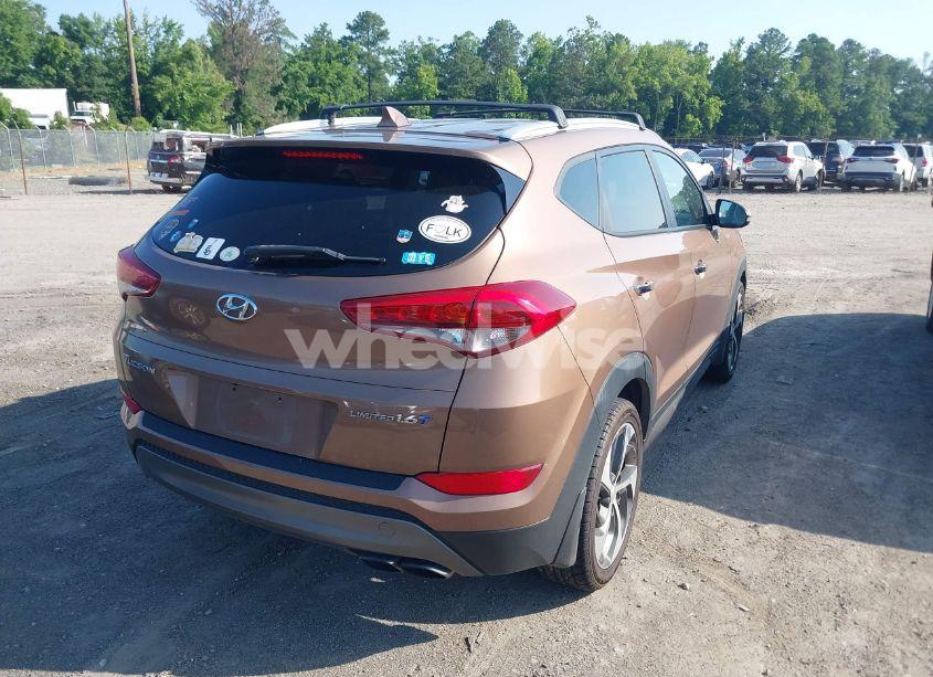 Photo 4 of 2016 Hyundai Tucson LIMITED (VIN KM8J33A28GU196720)