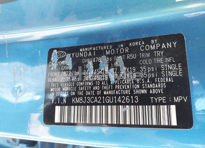 Photo 9 of 2016 Hyundai Tucson LIMITED (VIN KM8J3CA21GU142613)