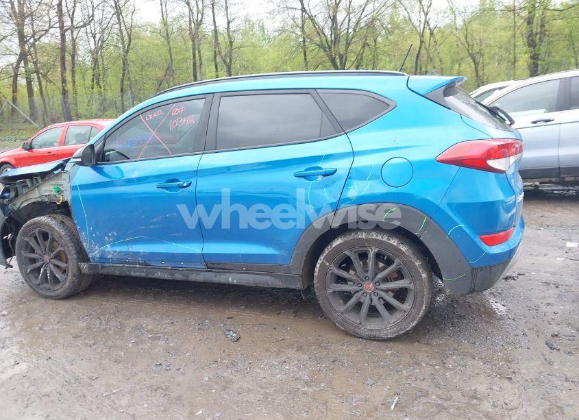 Photo 14 of 2017 Hyundai Tucson NIGHT (VIN KM8J3CA23HU461481)