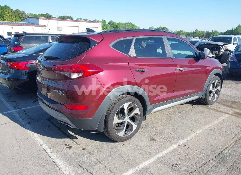 Photo 4 of 2017 Hyundai Tucson LIMITED (VIN KM8J3CA29HU307924)