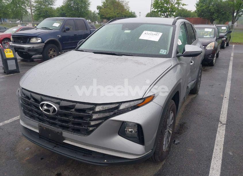 Photo 2 of 2022 Hyundai Tucson HYBRID BLUE (VIN KM8JBCA15NU038083)