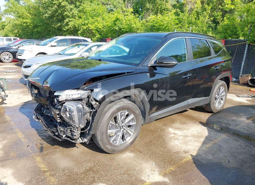 Photo 2 of 2023 Hyundai Tucson HYBRID BLUE (VIN KM8JBCA16PU087490)