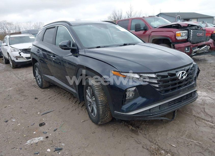 2022 Hyundai Tucson HYBRID BLUE (VIN KM8JBCA17NU013721) main photo