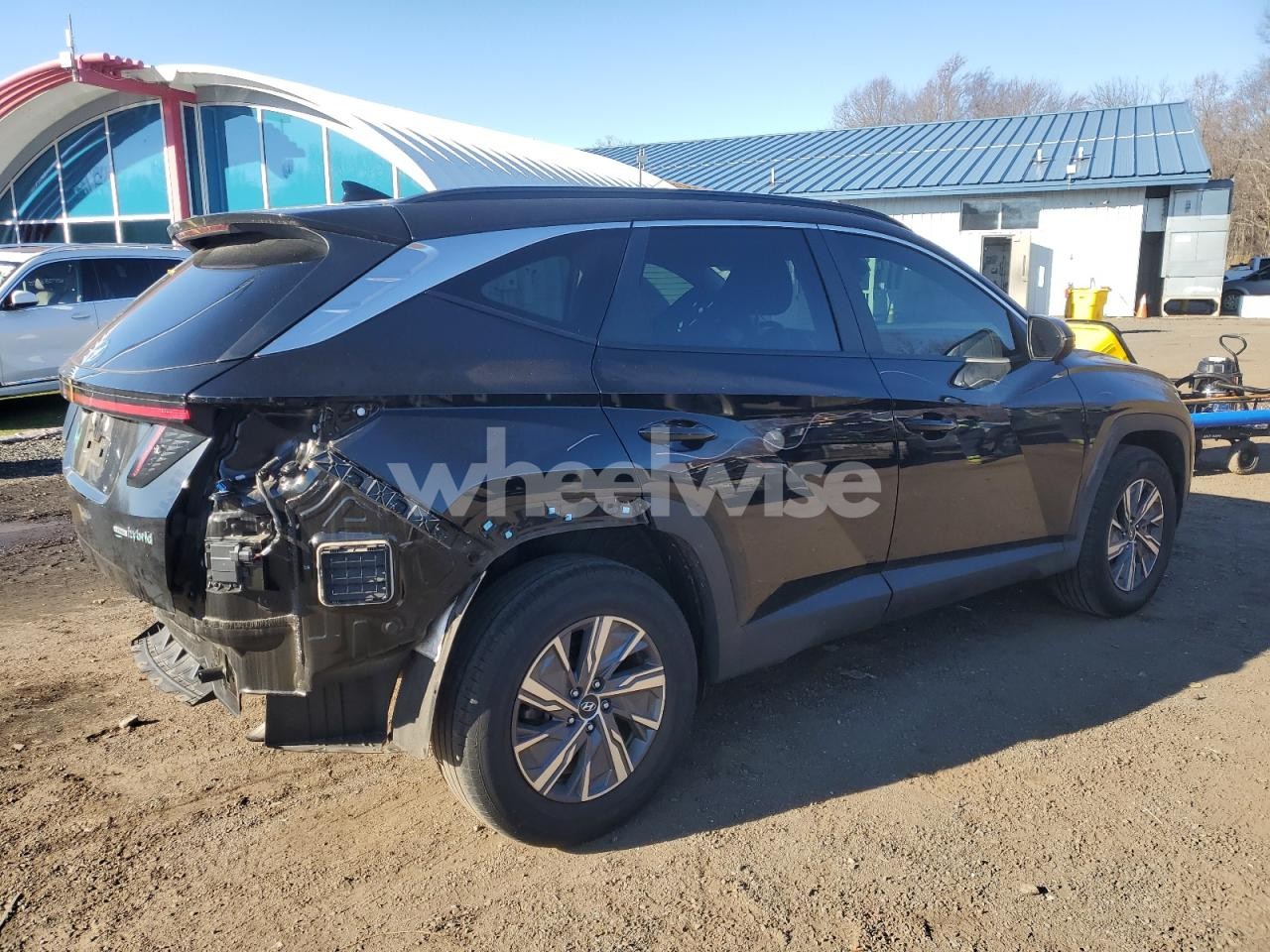 Photo 3 of 2022 HYUNDAI TUCSON BLUE (VIN KM8JBCA19NU065805)