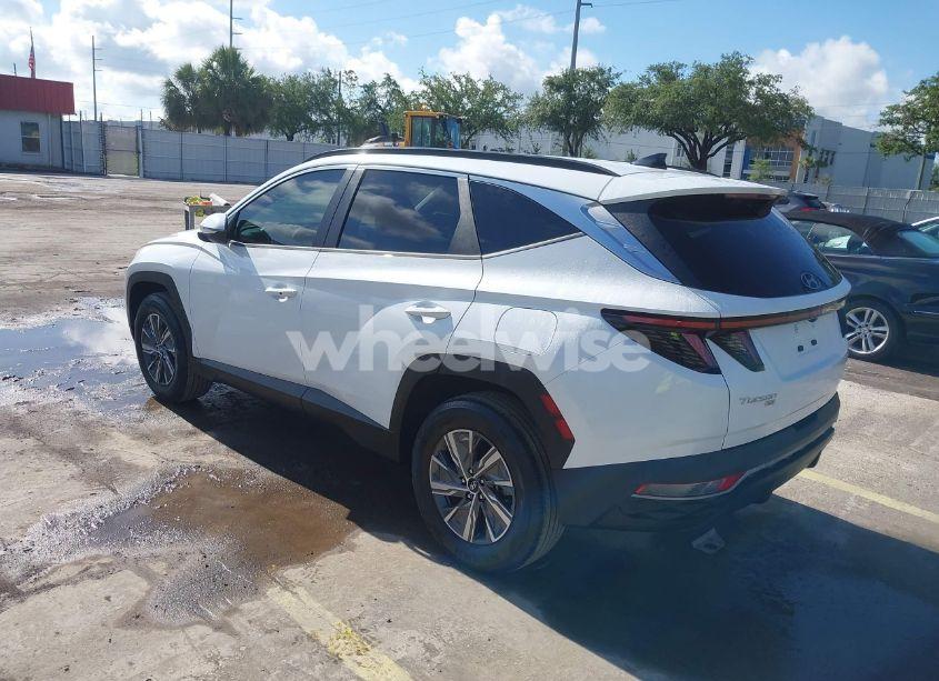 Photo 3 of 2022 Hyundai Tucson HYBRID BLUE (VIN KM8JBCA1XNU015625)