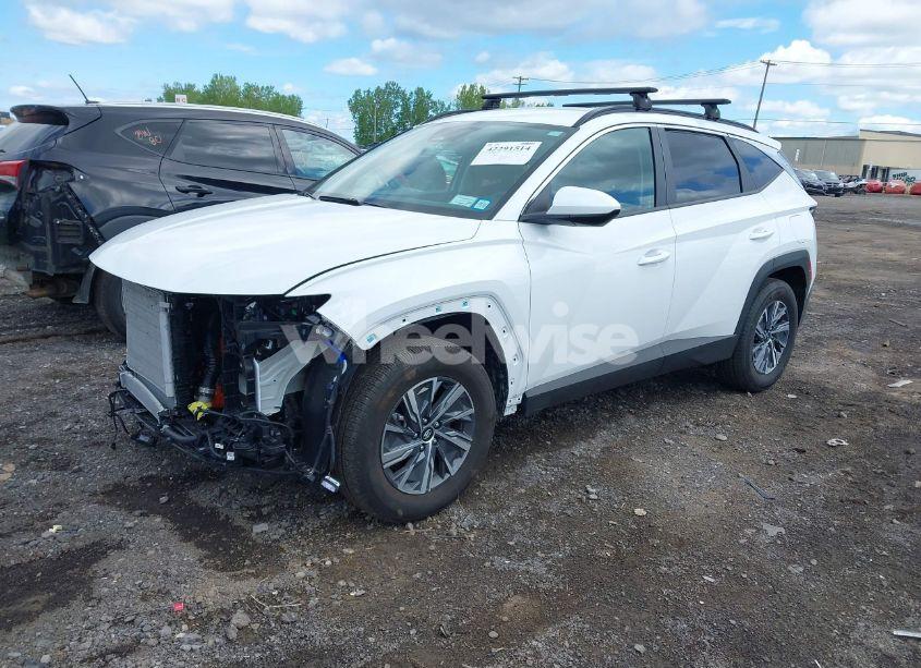 Photo 2 of 2024 Hyundai Tucson HYBRID BLUE (VIN KM8JBCD14RU239653)