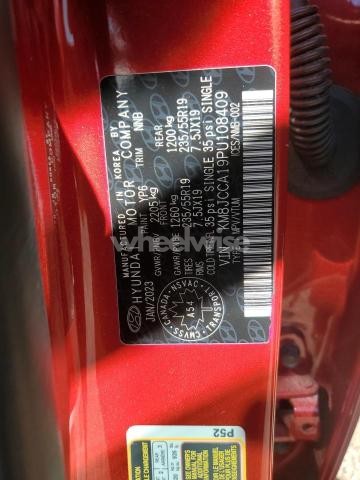 Photo 10 of 2023 HYUNDAI TUCSON LUXURY (VIN KM8JCCA19PU108409)