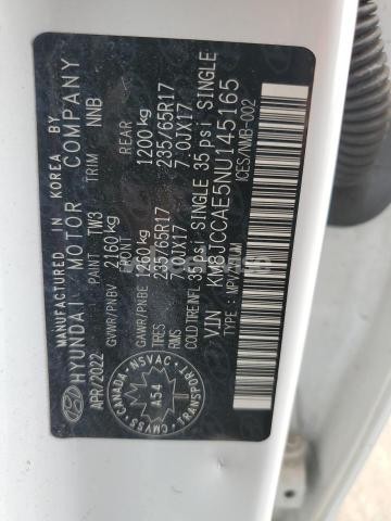 Photo 6 of 2022 HYUNDAI TUCSON SEL (VIN KM8JCCAE5NU145165)