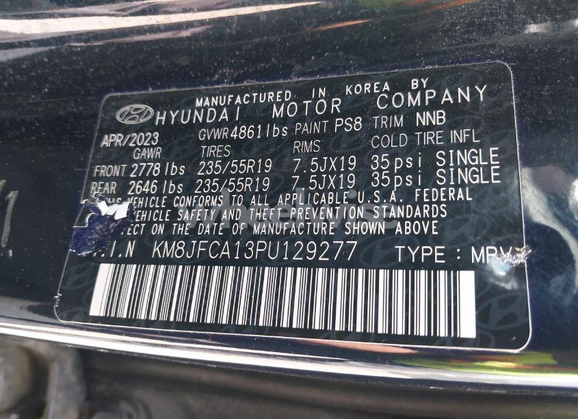 Photo 9 of 2023 Hyundai Tucson HYBRID SEL CONVENIENCE (VIN KM8JFCA13PU129277)