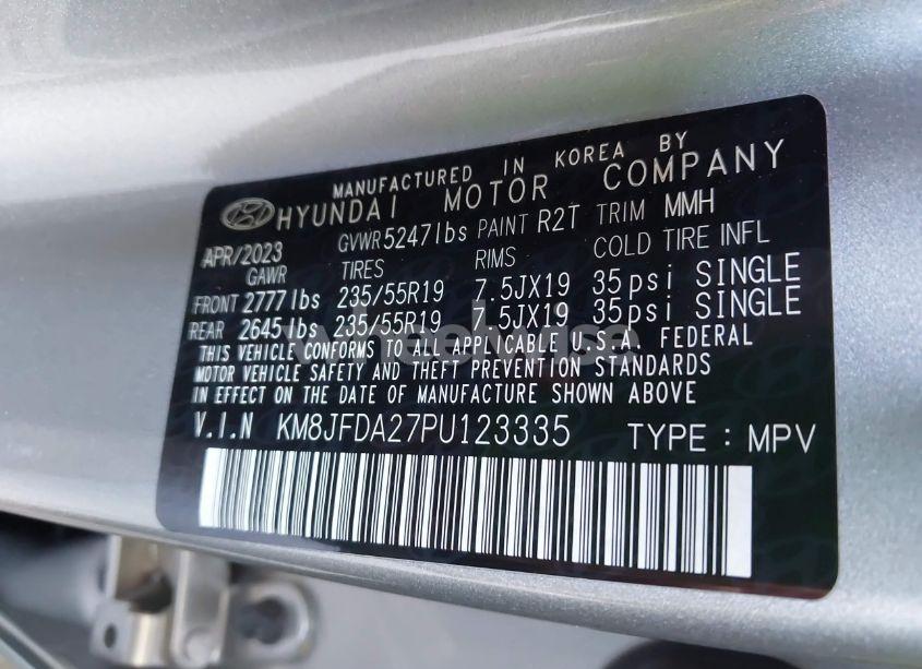 Photo 9 of 2023 Hyundai Tucson PLUG-IN HYBRID LIMITED (VIN KM8JFDA27PU123335)