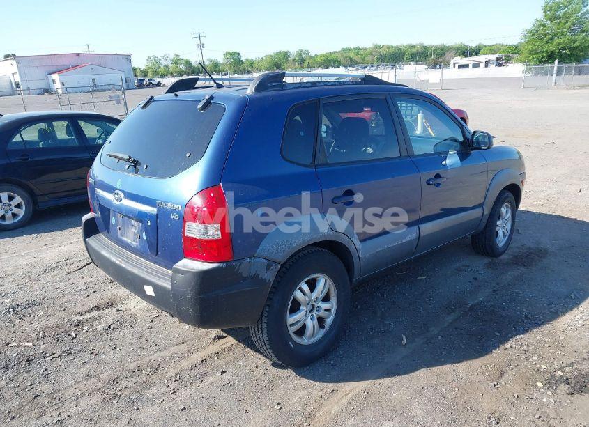 Photo 4 of 2008 Hyundai Tucson LIMITED V6/SE (VIN KM8JN12D48U860172)