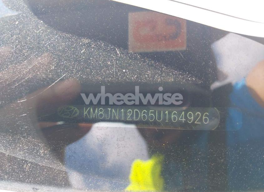 Photo 9 of 2005 Hyundai Tucson GLS/LX (VIN KM8JN12D65U164926)