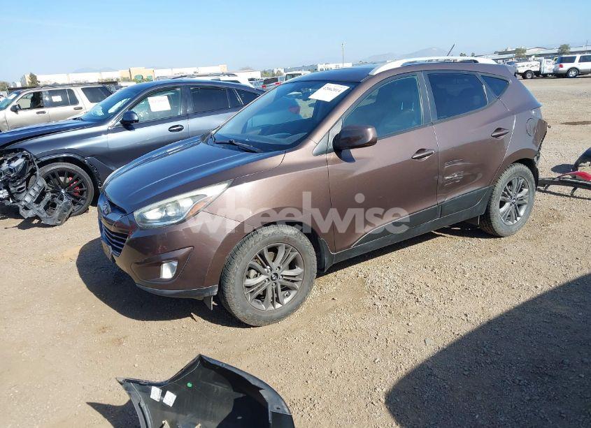 Photo 2 of 2014 Hyundai Tucson SE (VIN KM8JU3AG2EU871113)