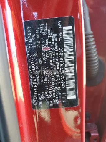 2023 HYUNDAI KONA SEL (VIN KM8K33AG7PU186860) main photo