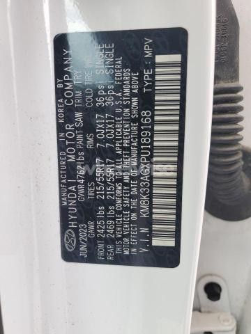 Photo 4 of 2023 HYUNDAI KONA SEL (VIN KM8K33AGXPU189168)