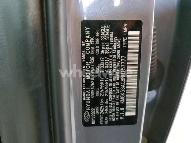 Photo 9 of 2022 HYUNDAI KONA LIMITED N/A (VIN KM8K53AG8NU157777)