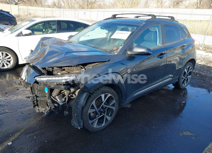 Photo 2 of 2022 Hyundai Kona LIMITED (VIN KM8K5CA33NU877453)